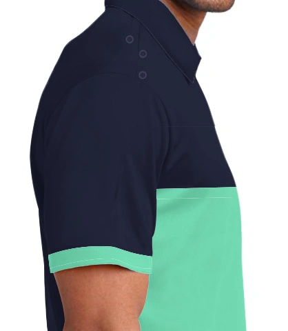 nevyandmintpts right sleeve of harshlogo in UK