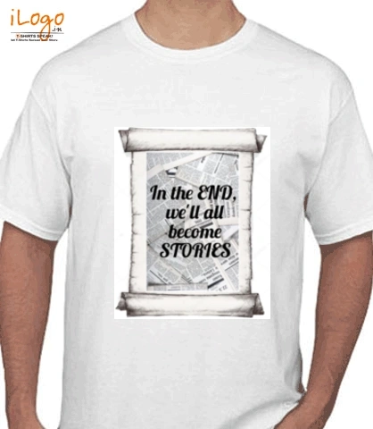 T shirts Newspaper-white T-Shirt