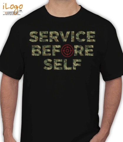 Heartblack service-before-self T-Shirt