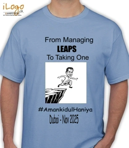 T sHIRT Aman-Blue- T-Shirt