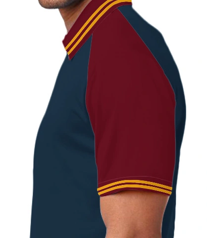 Mandy-creatives left sleeve of raglan polo double tipping in UK