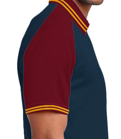 Mandy-creatives right sleeve of raglan polo double tipping in UK
