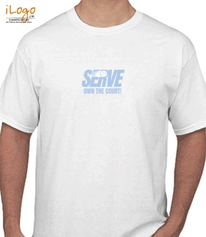 SHIRT SERVE-blue T-Shirt