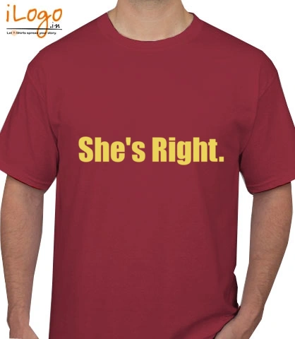 Tshirt Shes-Right T-Shirt