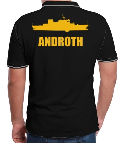 Androth back of INS Androth in India