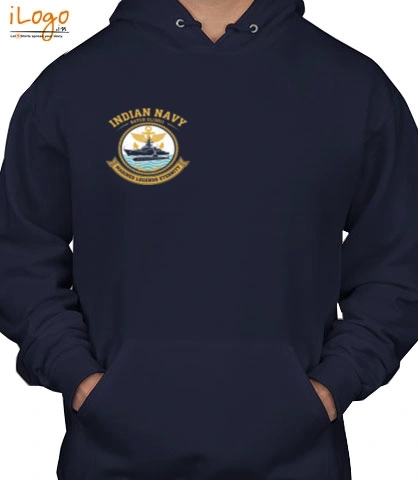 Tee Hoddi-navy T-Shirt