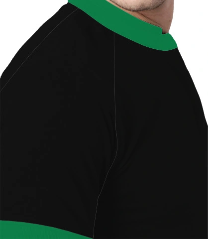 black-and-teal right sleeve of Pharma access in Australia