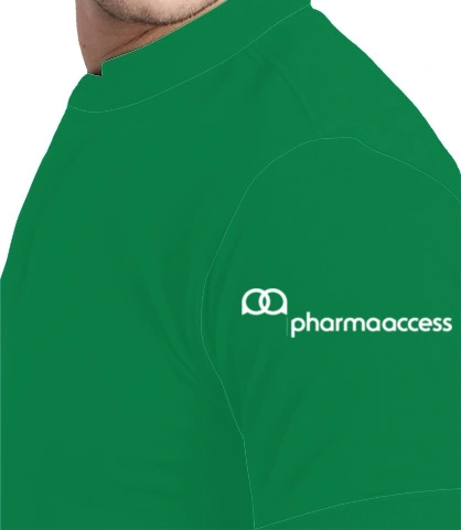 white-logo left sleeve of Pharma access in Australia
