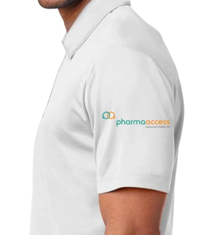 white left sleeve of Pharma access in Australia