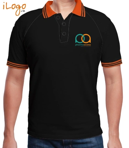Tshirt orange-black T-Shirt