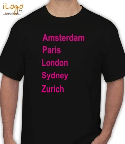 TSHIRT TheCitiesTee T-Shirt