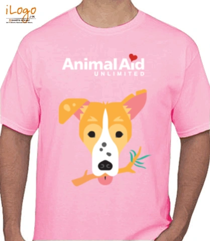 T Shirt Dog-Baby-pink T-Shirt