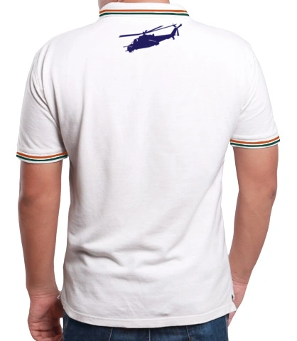whitepolo back of polo01air in India