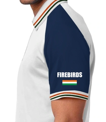 Whitepolo left sleeve of whitepolo03 in India