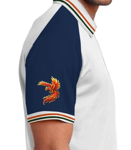 Whitepolo right sleeve of whitepolo03 in India