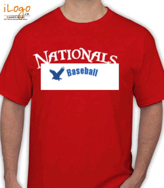 Red cartoon nationals-baseball- T-Shirt