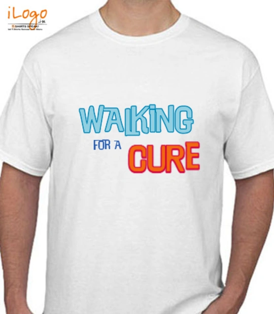 Charity run/walk walking-for-a-cure T-Shirt