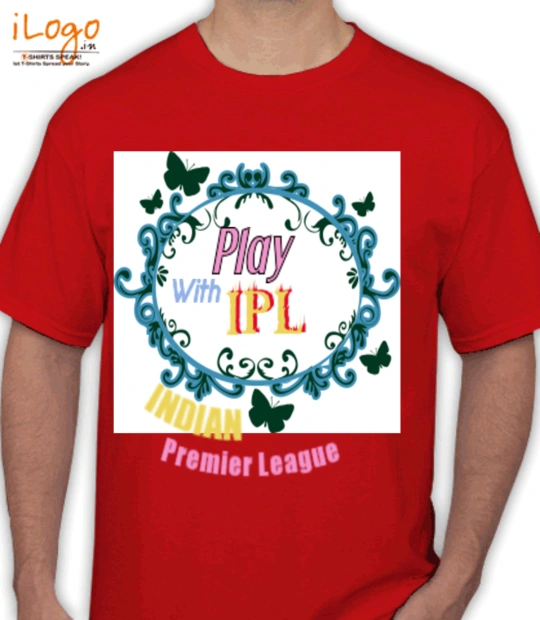 Red cartoon IPL T-Shirt