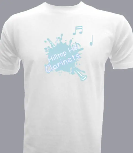 Rajni white Clarinets T-Shirt