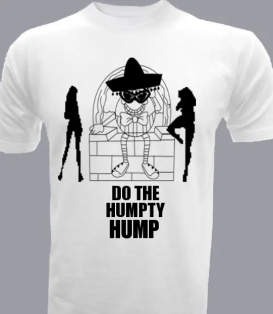 Darth vader in white humpty T-Shirt