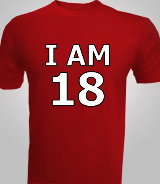 Celebration i-am-eighteen T-Shirt