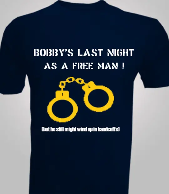 I walk bachelor-handcuffs- T-Shirt