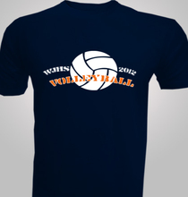 Volleyball-team- Men's R/N T-Shirt at Best Price [Editable Design] India