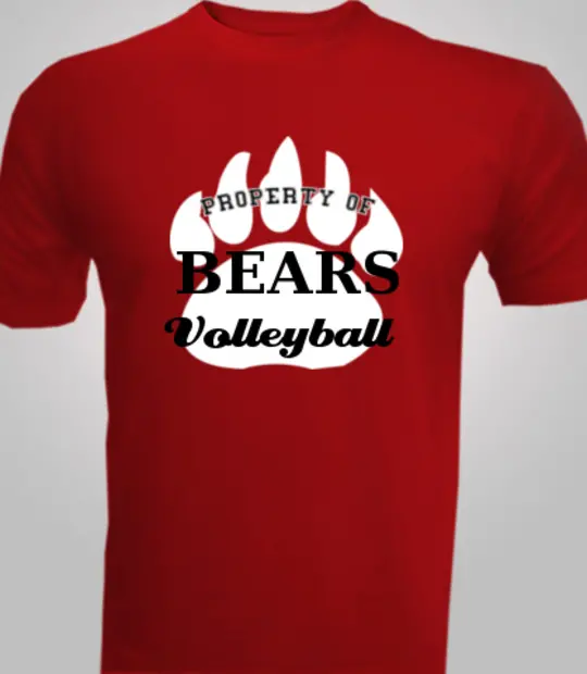 Volleyball Bears-Volleyball- T-Shirt