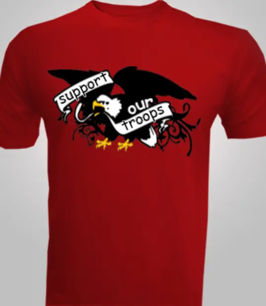 Walk Eagle-Banner-Support- T-Shirt
