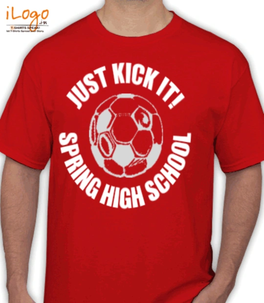 Armin Van Buuren red School-Soccer T-Shirt