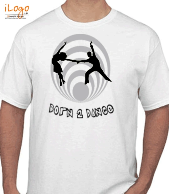 I heart ab white t shirt mens Born--Dance T-Shirt