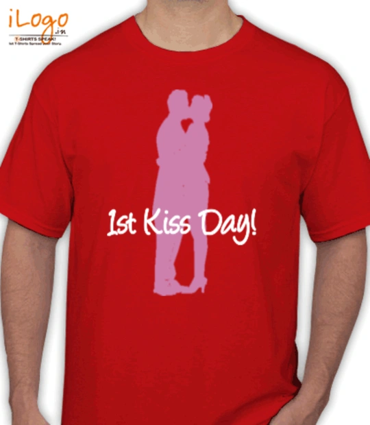 I_love_christmas_time_red st-Kiss- T-Shirt
