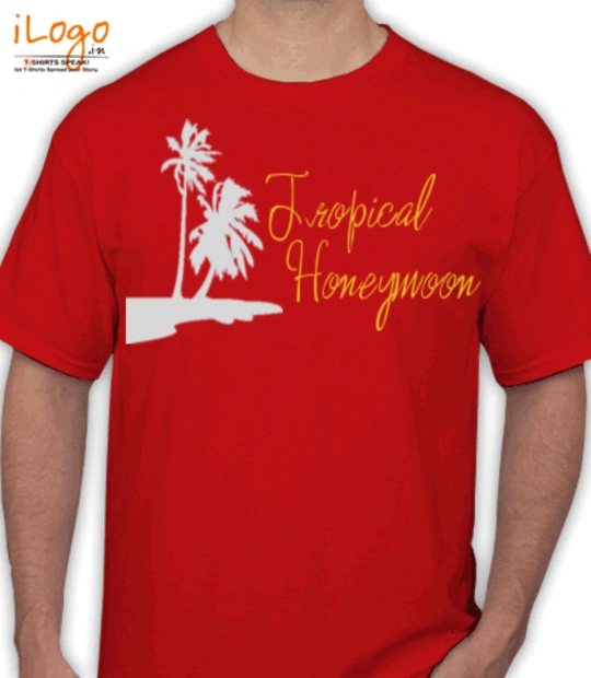 Armin Van Buuren red Tropical-honeymoon T-Shirt