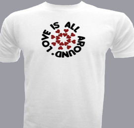 Love-is-all-around - T-Shirt