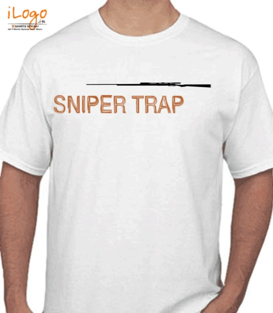 White ornament christmas tree sniper-trap T-Shirt