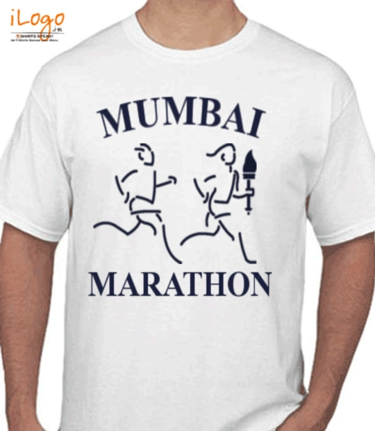 White ornament christmas tree Mumbai-Marathon T-Shirt