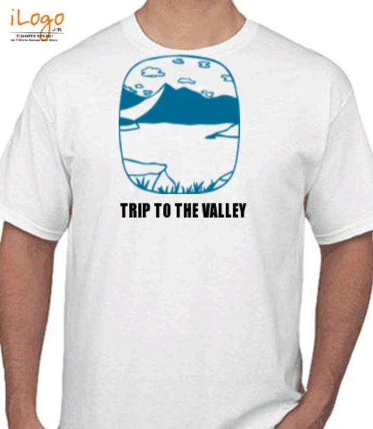 White ornament christmas tree Trip-to-the-valley T-Shirt