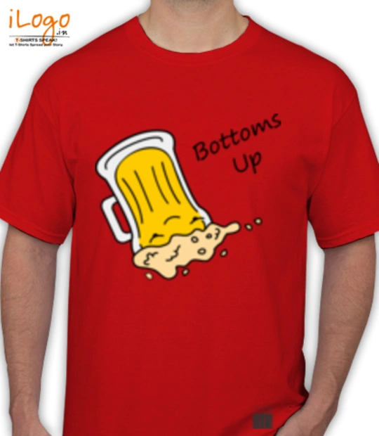 T shirt Bottoms_Up T-Shirt