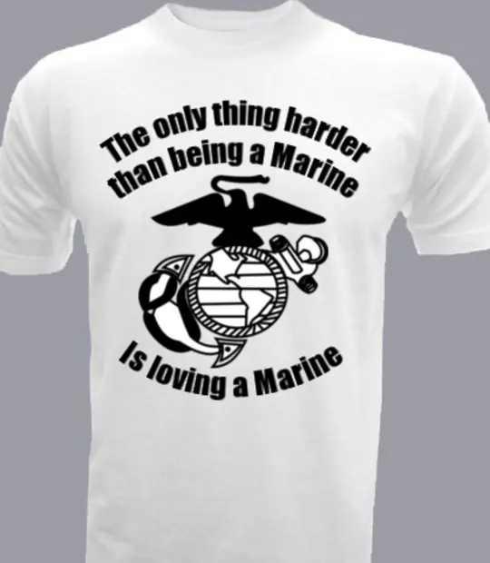 Walk loving-a-marine- T-Shirt