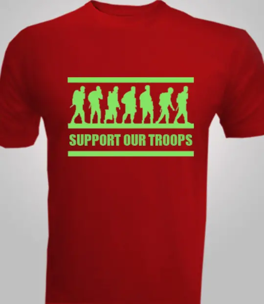 Mil support-and-troops- T-Shirt