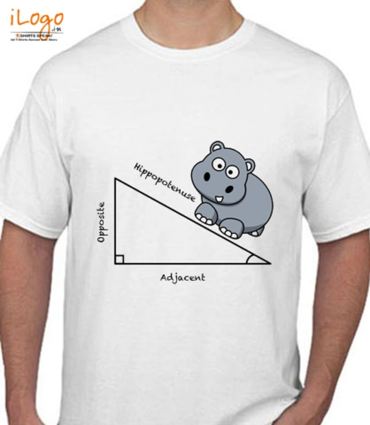 Hippopotenuse - Men's T-Shirt