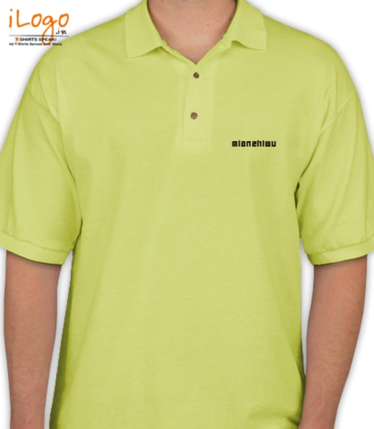 T shirt Polo-Yellow T-Shirt