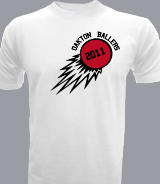 Rajni white oakton-ballers T-Shirt