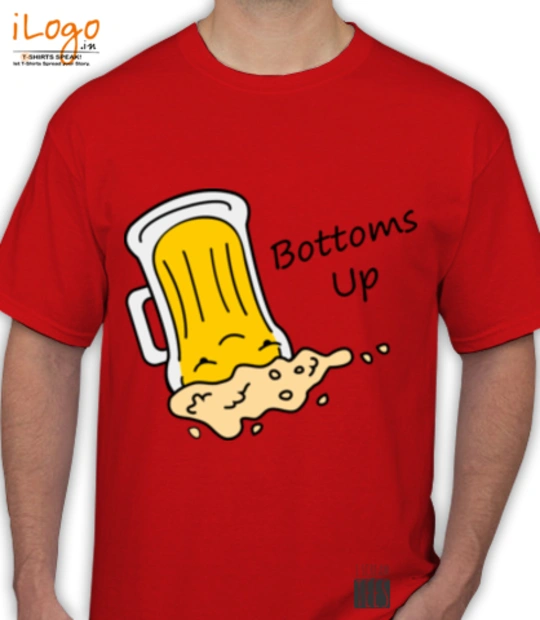 BottomsUp - Men's T-Shirt