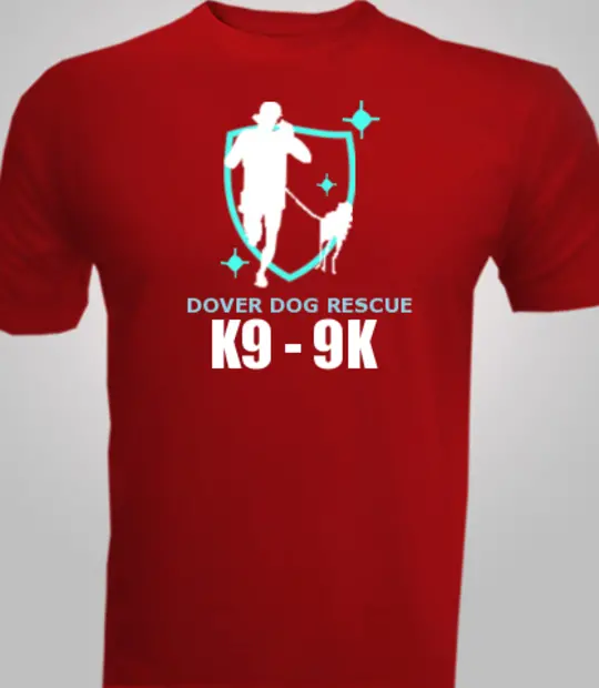 Run walk Dog-Rescue-K-K T-Shirt
