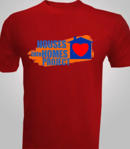 Charity run/walk Houses-Into-Homes-Project T-Shirt