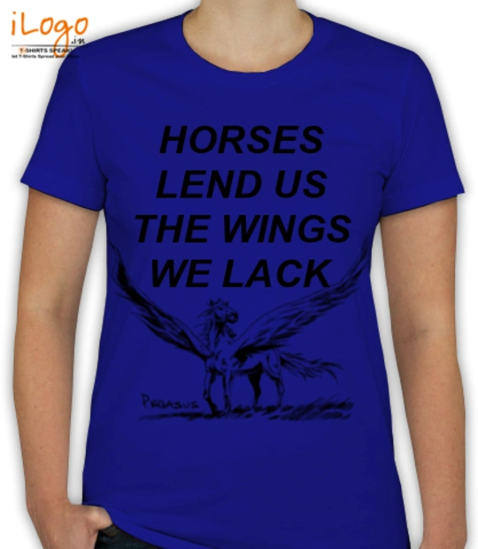 BlueWingHorse - Women T-Shirt [F]