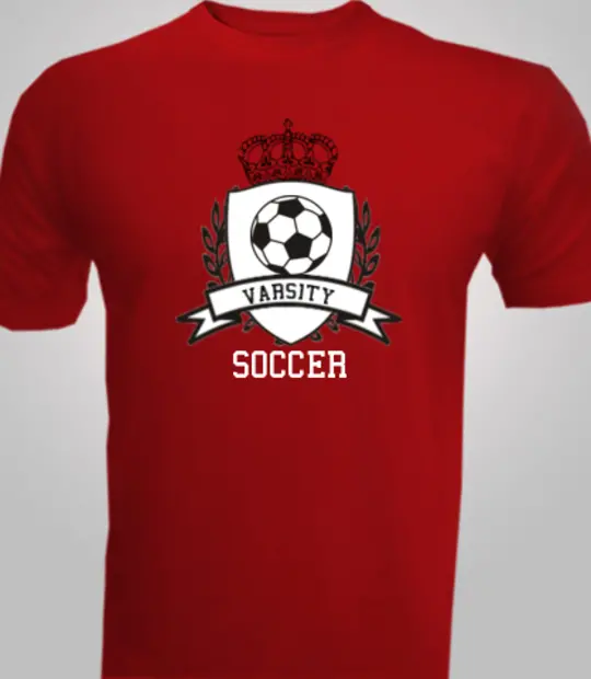 Soccer mom Varsity-Soccer T-Shirt