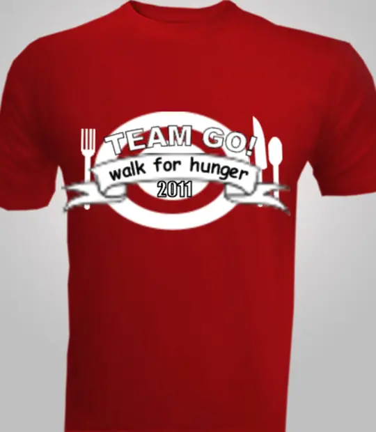 Charity run/walk Team-Walk-for-Hunger T-Shirt
