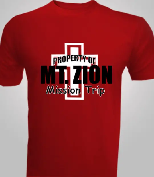 D Block and S Te Fan 7 Mt-and--Zion-Mission-Trip T-Shirt